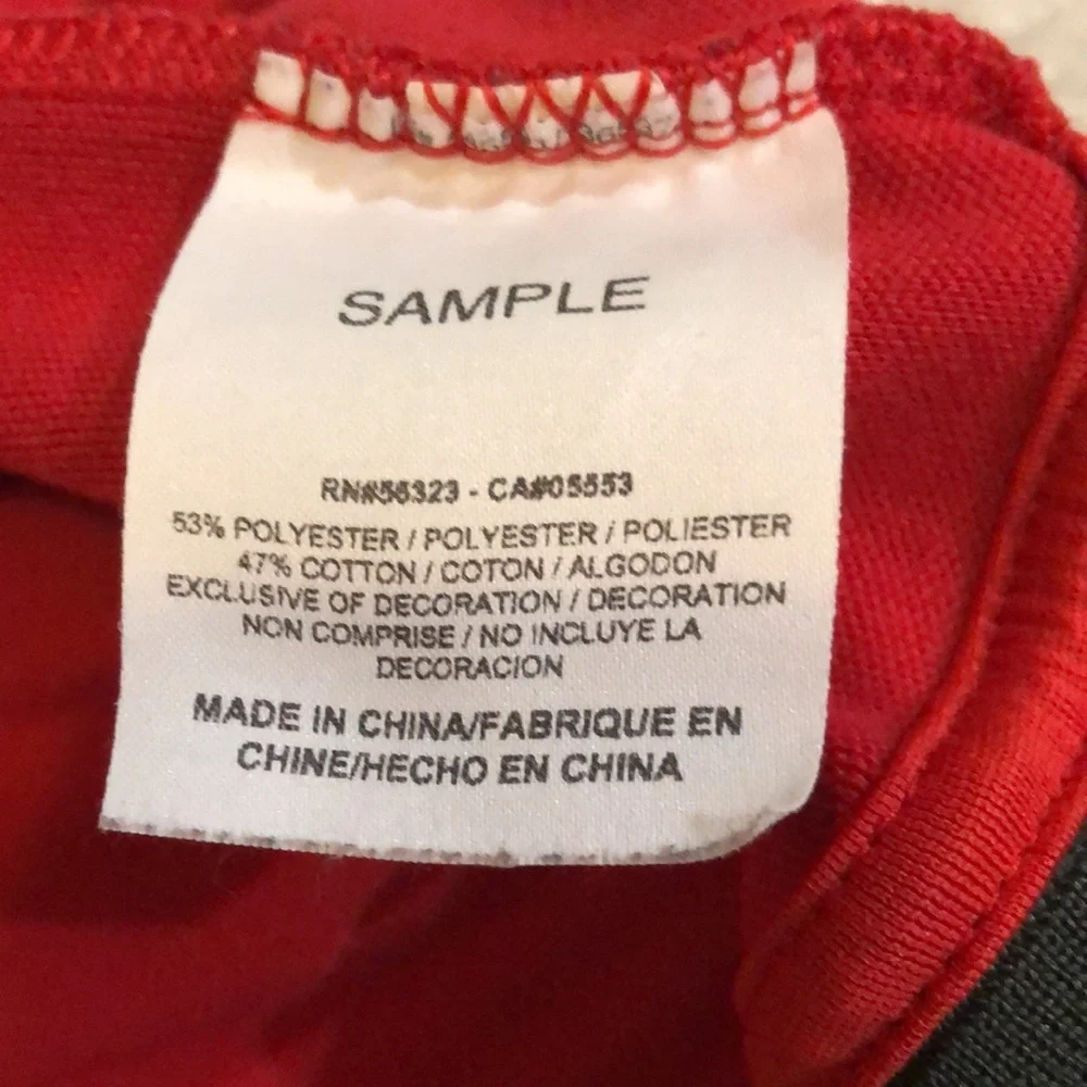 Nike Lebron sample red and dark gray zip up‎ jacket, size large